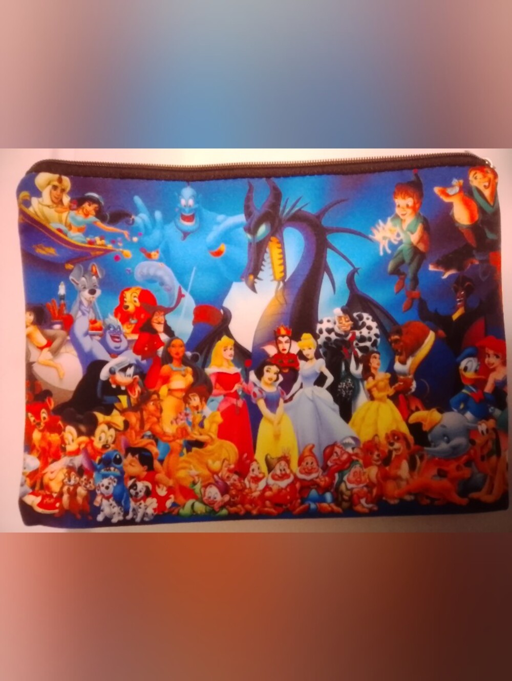 Cosmetic Bag/Makeup Pouch with Disney Characters